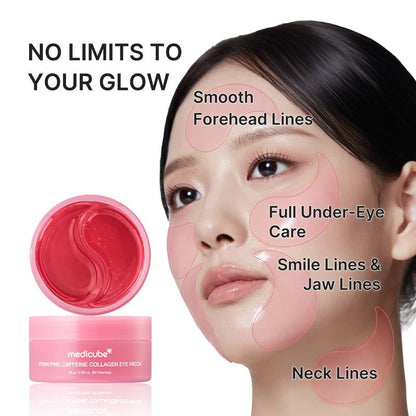 PDRN Collagen Eye Patches – Reduce Puffiness & Dark Circles | Korean Skincare